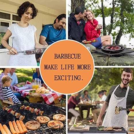 Portable BBQ Grilling Basket, Stainless Steel Nonstick Barbecue Grill Basket, Wooden Handle Barbecue Grill Basket, Barbecue Grill Mesh Rack, Coating Clamp Holder, Barbecue Picnic Camping Tools, Reusable Anti Corrosion Wooden Handle Barbecue Tool Portable BBQ Grilling Basket, Stainless Steel Nonstick Barbecue Grill Basket, Wooden Handle Barbecue Grill Basket, Barbecue Grill Mesh Rack, Coating Clamp Holder, Barbecue Picnic Camping Tools, Reusable Anti Corrosion Wooden Handle Barbecue Tool